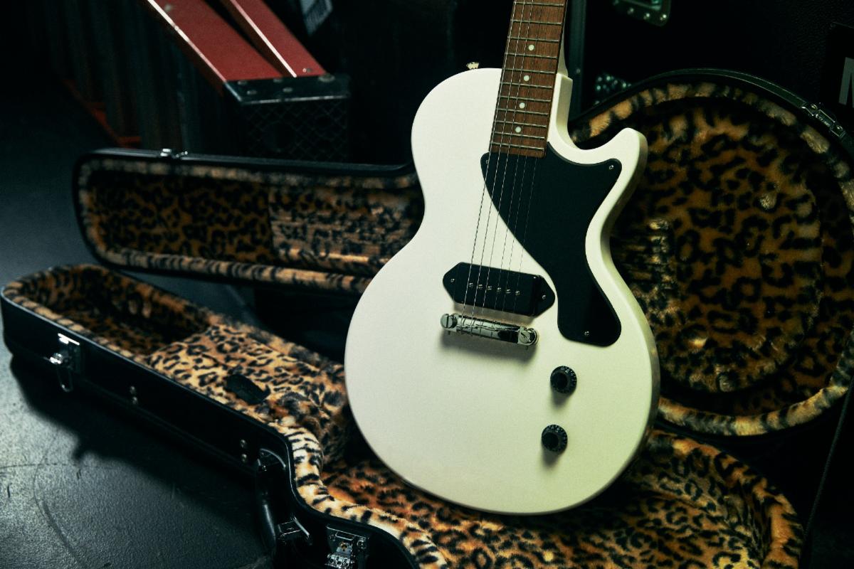 ギター Epiphone Billie Joe Armstrong Les Paul EPIPHONE BILLIE JOE ARMSTRONG LES PAUL JUNIOR - CLASSIC WHITE