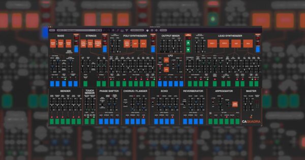 Cherry Audio Quadra virtual synth instrument soft sintetizzatore keyboard strumentimusicali