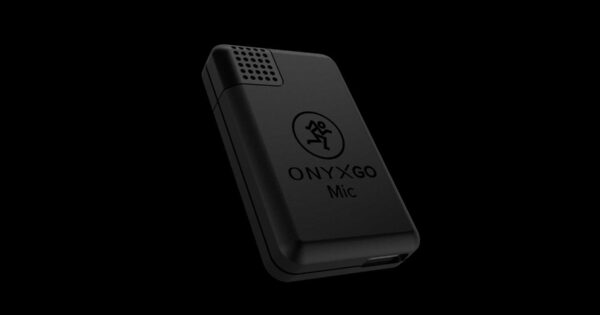 Mackie OnyxGo Mic broadcast intervista mobile hardware smartphone adagio strumentimusicali
