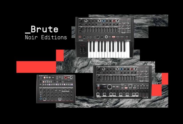 Arturia Brute Noir Editions minibrute drumbrute impact midiware strumentimusicali drum machine synth hardware digital
