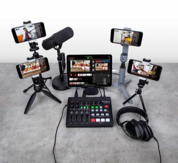 Roland AeroCaster hardware interfaccia audio video live streaming strumentimusicali