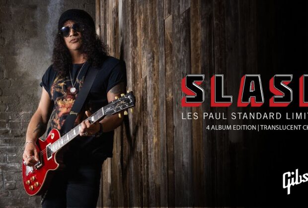Gibson Slash Les Paul Standard Limited 4 album edition translucent cherry chitarra elettrica guns n roses signature strumentimusicali