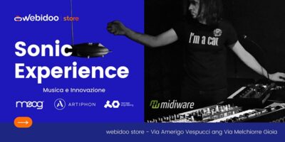 sonic experience evento gratuito eugene midiware strumentimusicali synth teenage engineering moog art