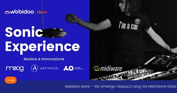 sonic experience evento gratuito eugene midiware strumentimusicali synth teenage engineering moog art