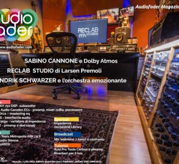 audiofader magazine 25 rivista audio professionale magazine audio profesisonale acustica audio avid pro tools carbon luca pilla strumentimusicali
