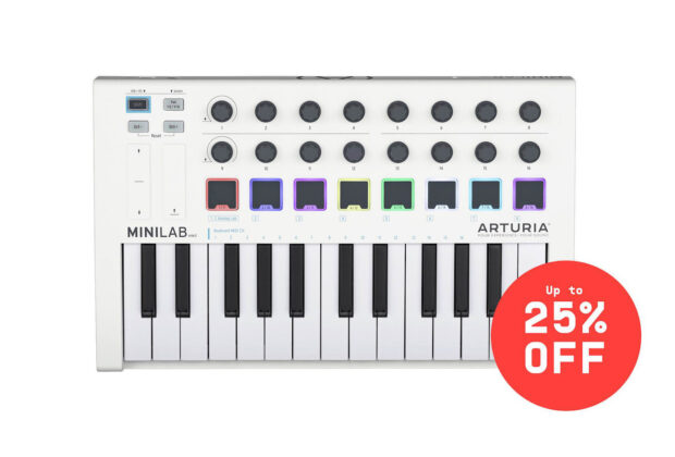 Arturia MiniLab mk2 controller midi hardware tastiera keyboard midiware strumentimusicali