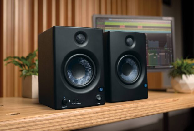 Presonus Eris-E5 studio monitor hardware audio pro studio recording mixing home bluetooth midimusic strumentimusicali