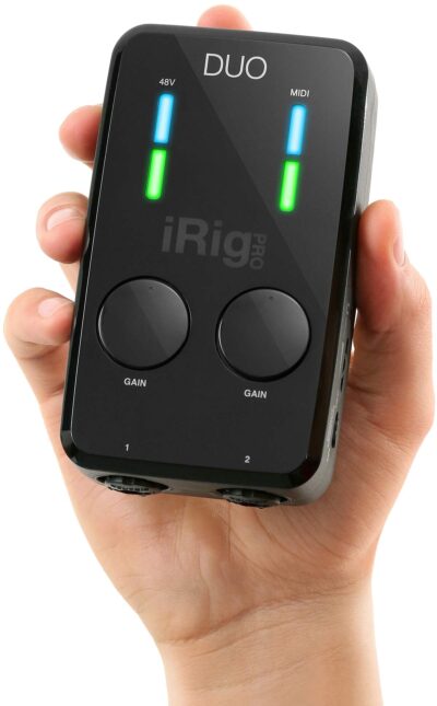 Ik Multimedia iRig Pro Duo interfaccia audio mobile recording home mogar strumentimusicali frank caruso