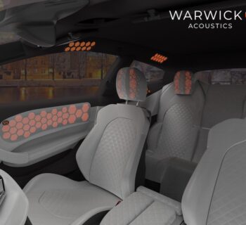 Warwick Acoustics ElectroAcoustic Panel automotive audio auto ecosostenibilità strumentimusicali