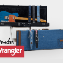 Wrangler Fender denim casual accessori chitarra tracolle custodie plettro demin style news Frenexport smstrumentimusicali.it