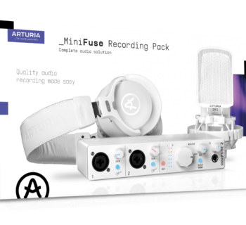 Arturia MiniFuse Recording Pack bundle all-in-one MiniFuse 2 streaming broadcasting recording mixing ableton news midiware smstrumentimusicali.it