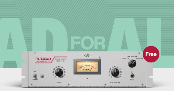 universal audio la-2a tube compressor freeware plug-in gratuito midiware smstrumentimusicali.it