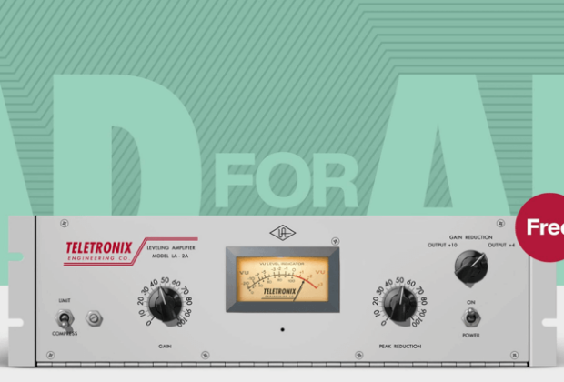 universal audio la-2a tube compressor freeware plug-in gratuito midiware smstrumentimusicali.it