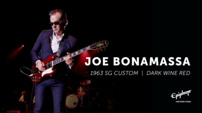 epiphone sg custom joe bonamassa 1963 custom guitar edizione limitata limited edition news smstrumentimusicali.it