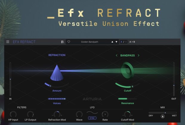 arturia efx refract versatile unison effetto plug-in freeware fino 4 gennaio 2024 news midiware smstrumentimusicali.it