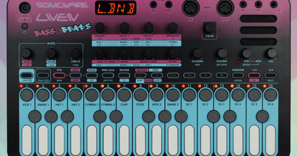 sonicware liven bass&beats groovebox sintesi wavetable recensione review test andrea maio soundwave smstrumentimusicali.it