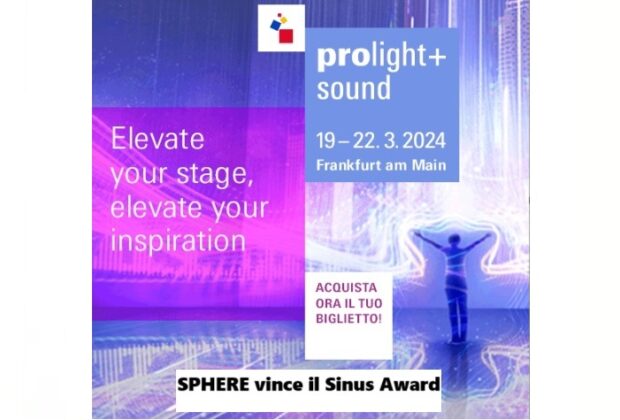 prolight + sound 2024 audio x1 matrix array evvc exosphere holoplot sinus sphere sphere immersive sound powered sphere sinus award systems integration award vplt news smstrumentimusicali.it