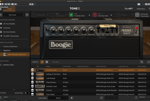 ik multimedia tonex mesa/boogie software chitarra recensione review test Frank Caruso news smstrumentimusicali.it