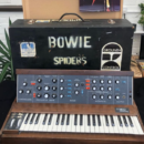 Bowie Minimoog wood case plus bowie red zigzag clothe david bowie tour in vendita news reverb smstrumentimusicali