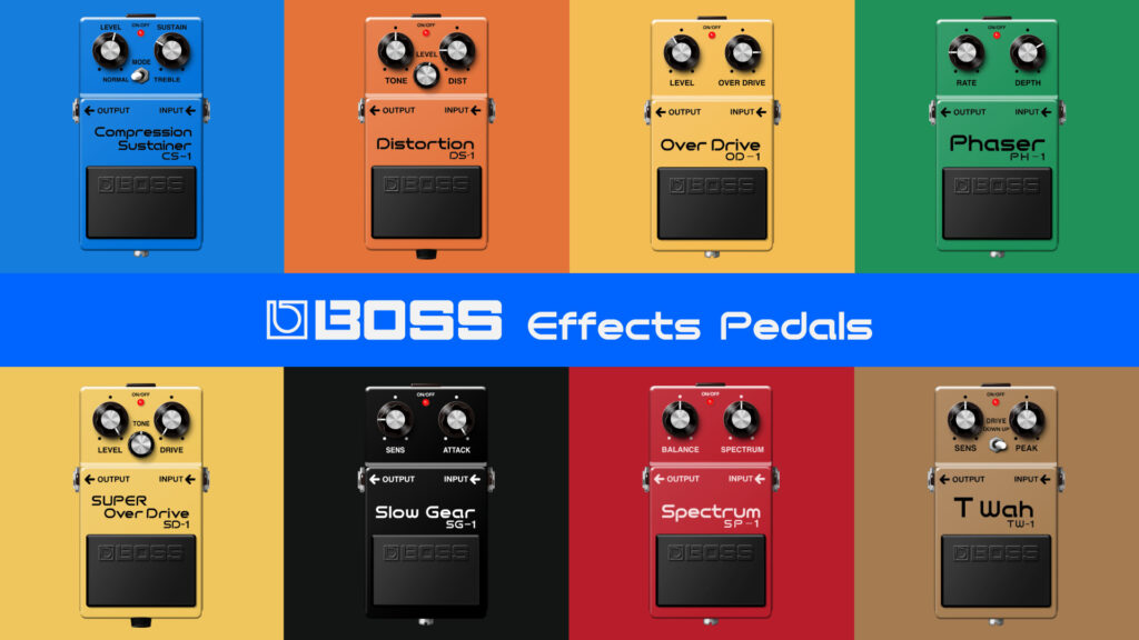 boss effects pedals