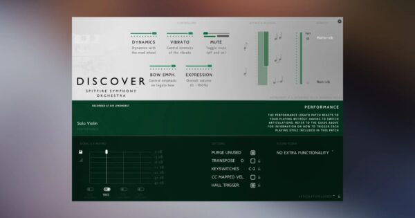 spitfire symphony orchestra discover