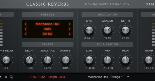 samplicity classic reverb