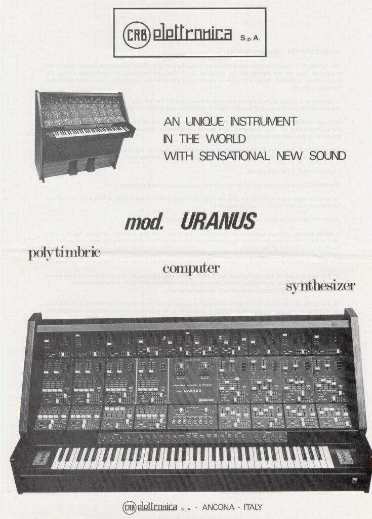 crb uranus sm strumenti musicali riccardo gerbi marcello colò news marco molendi