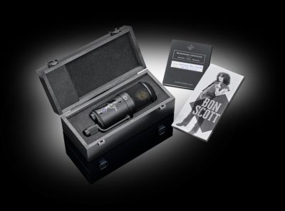 Neumann U 47 fet Bon Scott Edition, Bon Scott, Neumann U47 fet, AC/DC, microfono, Neumann, edizione limitata, studio recording