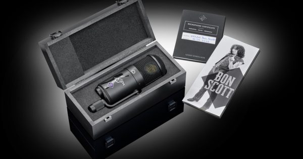 Neumann U 47 fet Bon Scott Edition, Bon Scott, Neumann U47 fet, AC/DC, microfono, Neumann, edizione limitata, studio recording