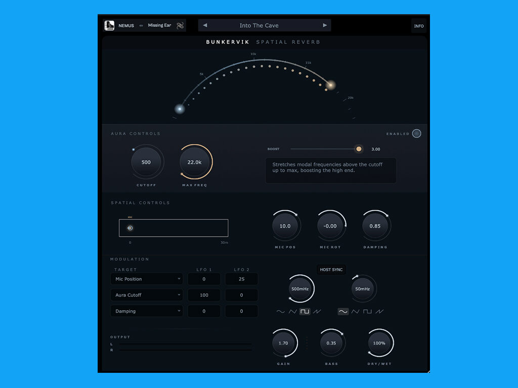 bunkervik reverb nemus project matteo gualeni missing ears physical audio freeware plugin