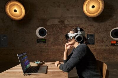 Neumann VIS review Virtual Immersive Studio Neumann Apple Vision Pro mixing immersivo Dolby Atmos Spatial Audio Riccardo Gerbi