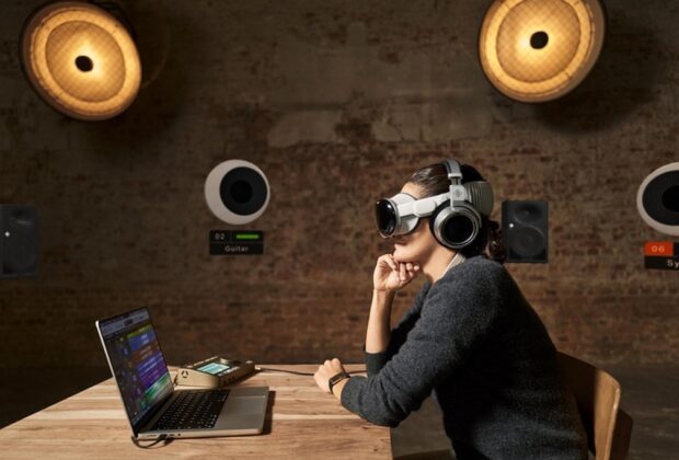 Neumann VIS review Virtual Immersive Studio Neumann Apple Vision Pro mixing immersivo Dolby Atmos Spatial Audio Riccardo Gerbi