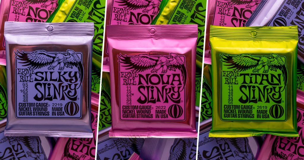 Ernie Ball, Slinky, Expansion Set, corde chitarra, corde basso, Slinky Nickel Wound, Slinky RPS