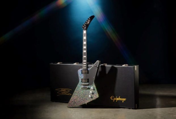 Explorer Custom Lzzy Hale, Epiphone Explorer Custom Lzzy Hale, Lzzy Hale Explorer, Epiphone Lzzy Hale, chitarra Lzzy Hale, Halestorm, Epiphone Explorer, Explorer Custom, chitarra elettrica rock, ProBucker Ignite