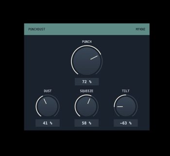 PUNCHDUST, MFKNE, transient shaper, plugin gratis, VST3, lo-fi, upward compression, effetti audio, plugin gratuiti