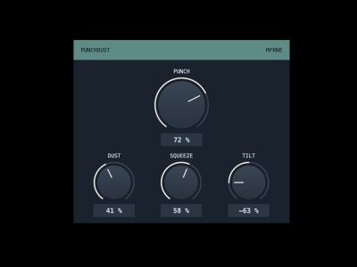 PUNCHDUST, MFKNE, transient shaper, plugin gratis, VST3, lo-fi, upward compression, effetti audio, plugin gratuiti