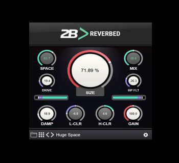 2B Played, 2B Reverbed, Reverb, Riverbero, VST3, Audio Plugin, Music Production
