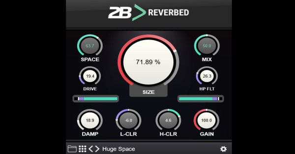 2B Played, 2B Reverbed, Reverb, Riverbero, VST3, Audio Plugin, Music Production