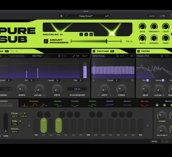 Arturia, Pure SUB, Synthesizer, Bass, Sub Bass, 808, Plugin, Software Instruments