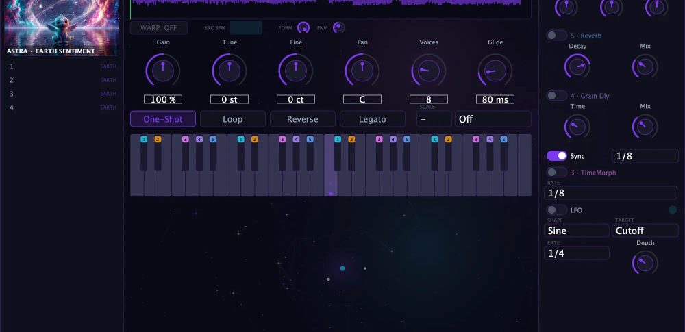 astra sampler fx