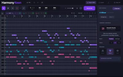 HarmonyKeen, Malsah Labs, software musicale, MIDI, armonizzazione, arrangiamento, voice leading, DAW, plugin MIDI, teoria musicale, composizione musicale