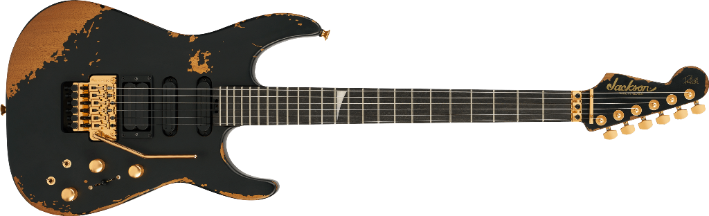Phil Collen PC1-E, Jackson, Phil Collen, Jackson PC1-E, Jackson Pro Series, Def Leppard, Chitarre elettriche, Chitarre Signature, DiMarzio, Floyd Rose, Sustaine