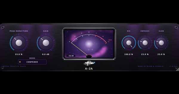 Astra Creative Audio, Astra A-2A, BLIKO, Phonkidprod, compressore ottico, valvole, plug-in gratis, VST3, AU, audio plugin