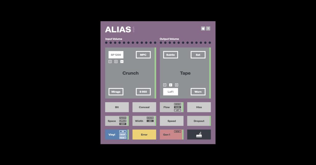orph, ALIAS, plugin, VST3, Audio Unit, vintage sampler, tape emulation, lo-fi, sound design, vinile, cassette, CD, effetti audio, musica elettronica