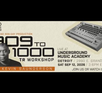 Roland 909, Roland, 909 Day 2026, TR-909, Kevin Saunderson, Detroit techno, drum machine, techno, musica elettronica, TR-1000