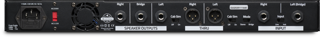 Avantone Pro, GTR-100, guitar modeller, power amp, amplificatore chitarra, rack, Classe A/B, Cab Sim
