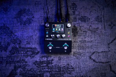 BOSS EX-4, Effects Expander, effetti chitarra, pedalboard, multieffetto, effetti BOSS, MIDI, pedali chitarra