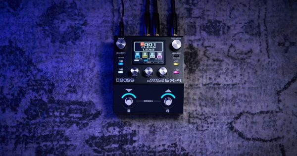 BOSS EX-4, Effects Expander, effetti chitarra, pedalboard, multieffetto, effetti BOSS, MIDI, pedali chitarra