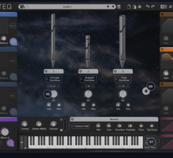 Modartt Airteq, sound design, modellazione fisica, virtual instrument, MPE, plug-in