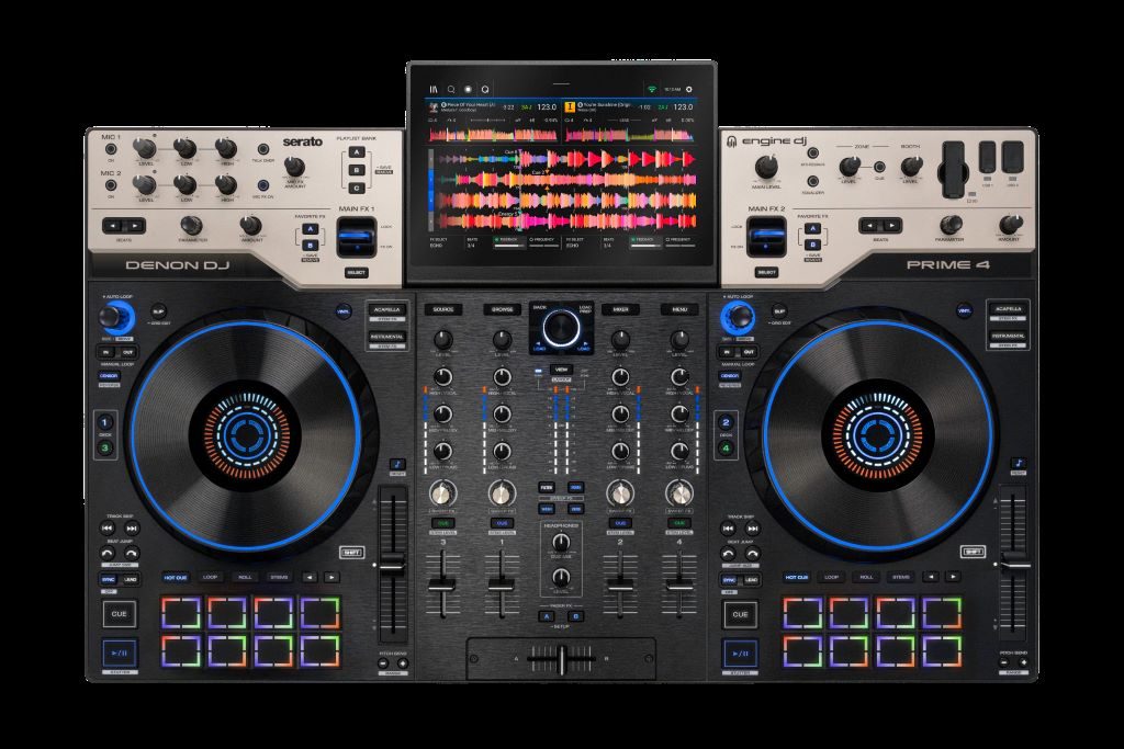 Denon DJ PRIME 4 G2, PRIME 4+, Engine DJ, Stems, DJ controller, console DJ, standalone DJ, SoundSwitch
